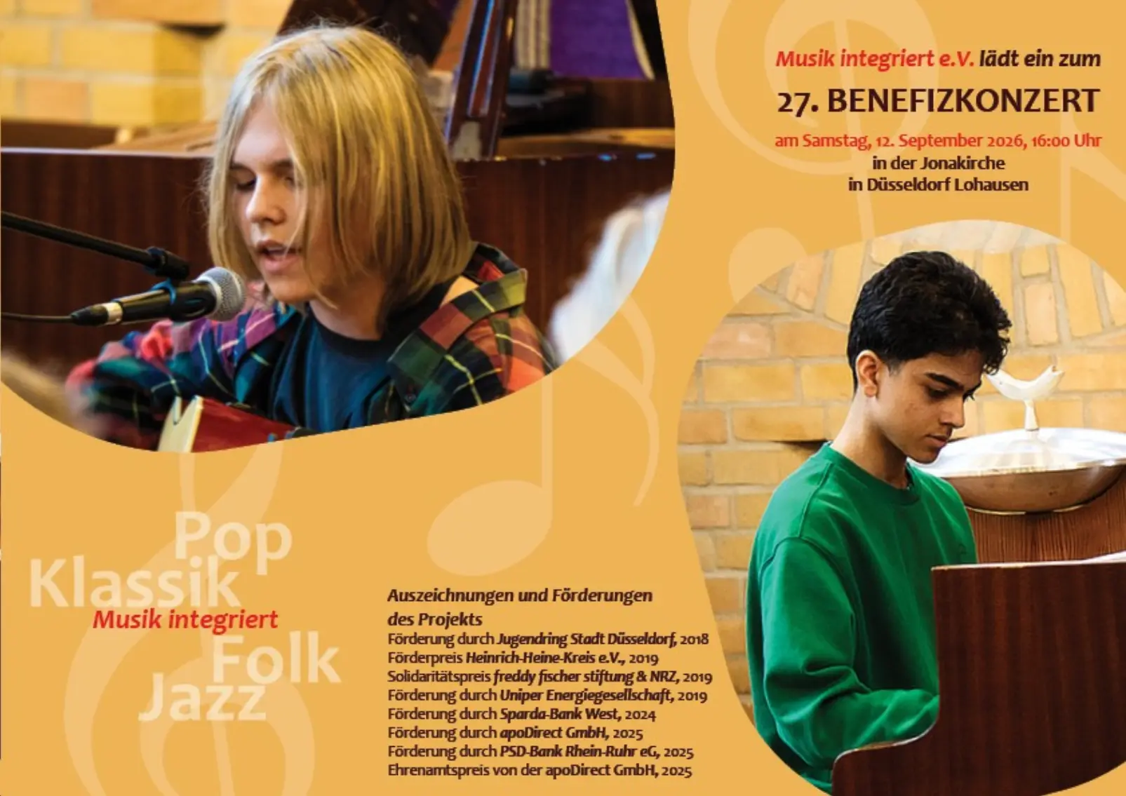27. Benefizkonzert, Jonakirche Düsseldorf, 12.09.2026 – Foto 22