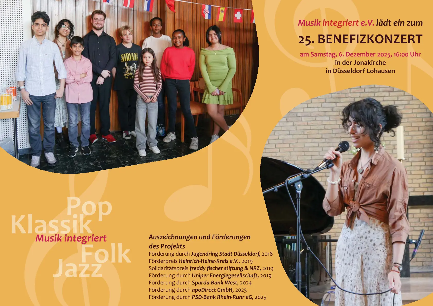 25. Benefizkonzert, Jonakirche Düsseldorf, 06.12.2025 – Foto 1