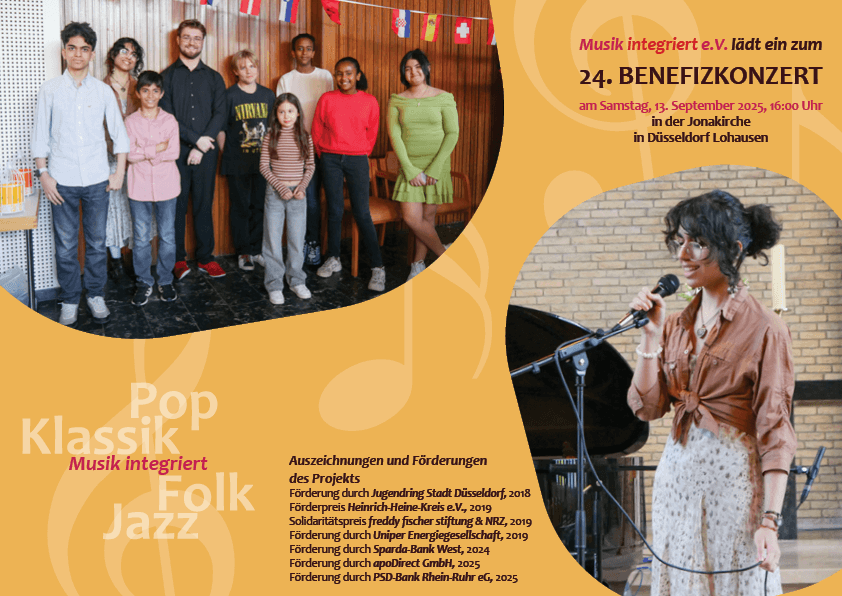 24. Benefizkonzert, Jonakirche Düsseldorf, 13.09.2025 – Foto 2