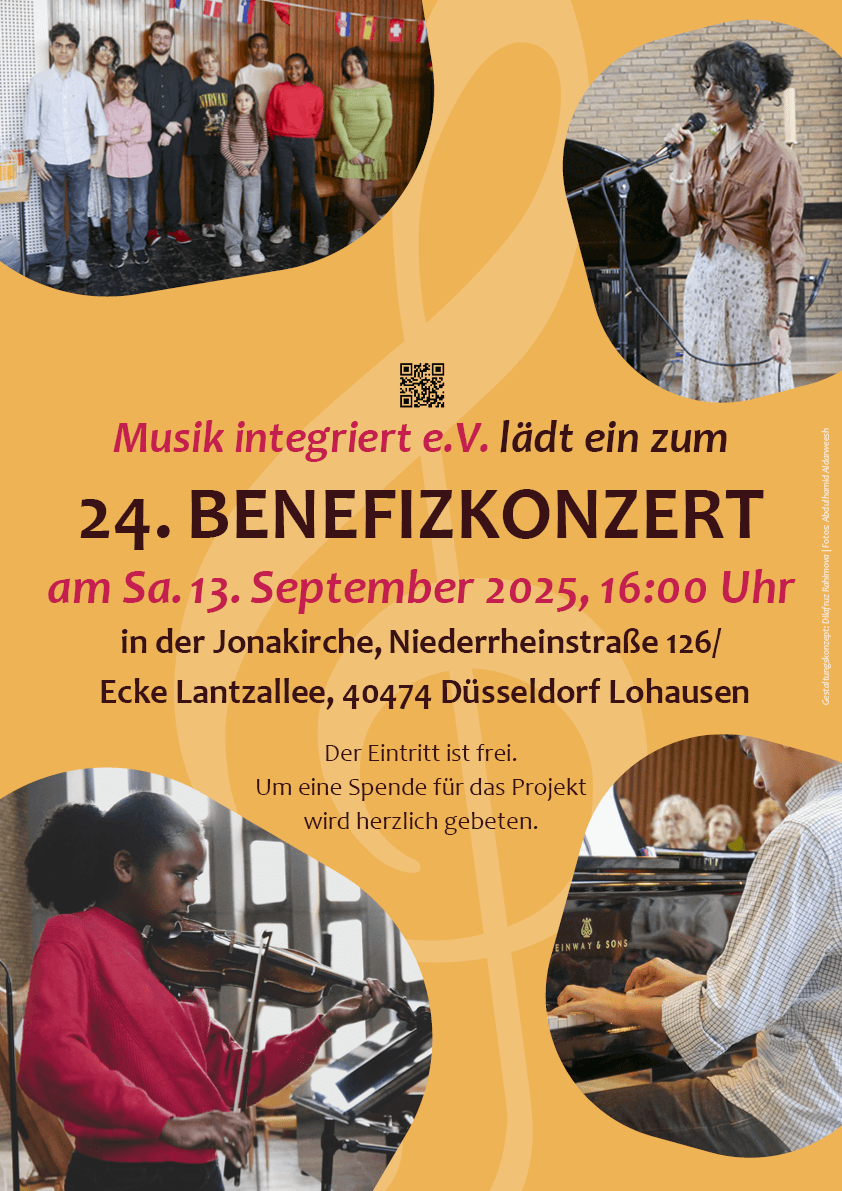 24. Benefizkonzert, Jonakirche Düsseldorf, 13.09.2025 – Foto 1
